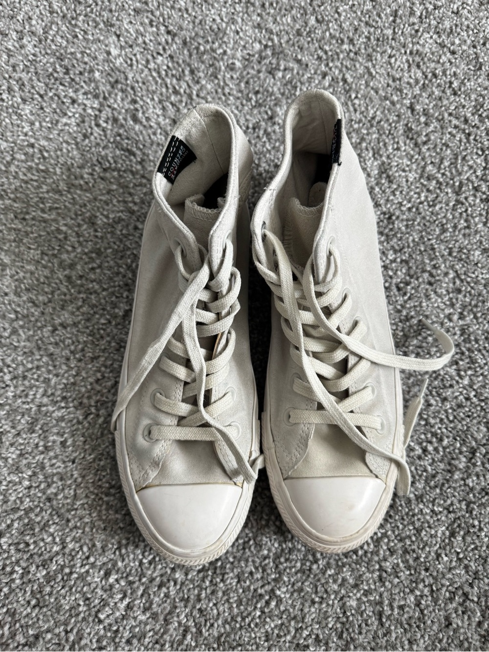 Converse High-Top Canvas Sneakers - Off-White